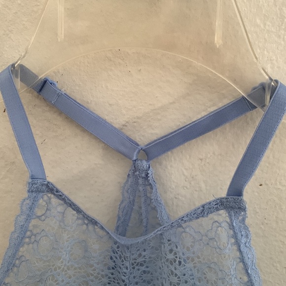 No Boundaries Blue lace front push-up bra - Picture 5 of 12